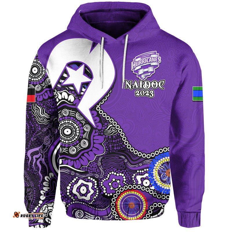 hobart hurricanes cricket hoodie naidoc patterns