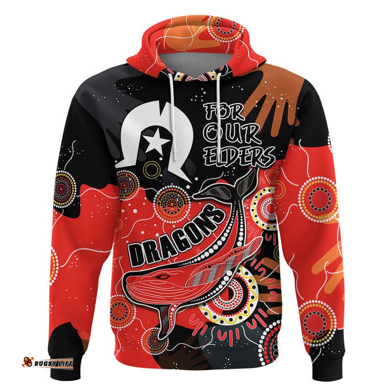 dragons rugby naidoc zip up and pullover hoodie torres strait aboriginal