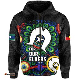 custom personalised australia naidoc week hoodie aboriginal for our elders