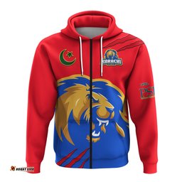 custom text and number karachi kings cricket hoodie hbl psl dynamic style