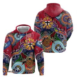 custom naidoc week 2024 st kilda saints hoodie australia aboriginal dot painting
