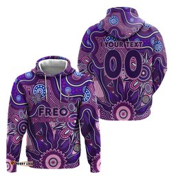 personalised freo naidoc week 2024 hoodie aussie aboriginal art