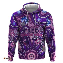 personalised freo naidoc week 2024 hoodie aussie aboriginal art