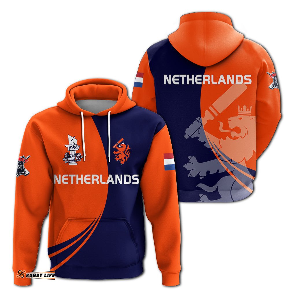 netherlands cricket t20 world cup mens hoodie