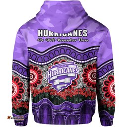 hurricanes cricket anzac hoodie hobart poppy aboriginal camouflage