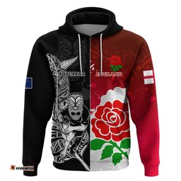 new zealand and england rugby hoodie world cup all black combine red roses