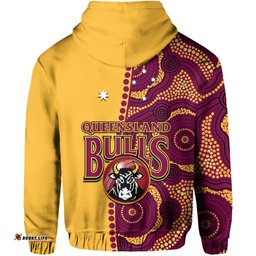 queensland cricket hoodie bulls sheffield shield indigenous
