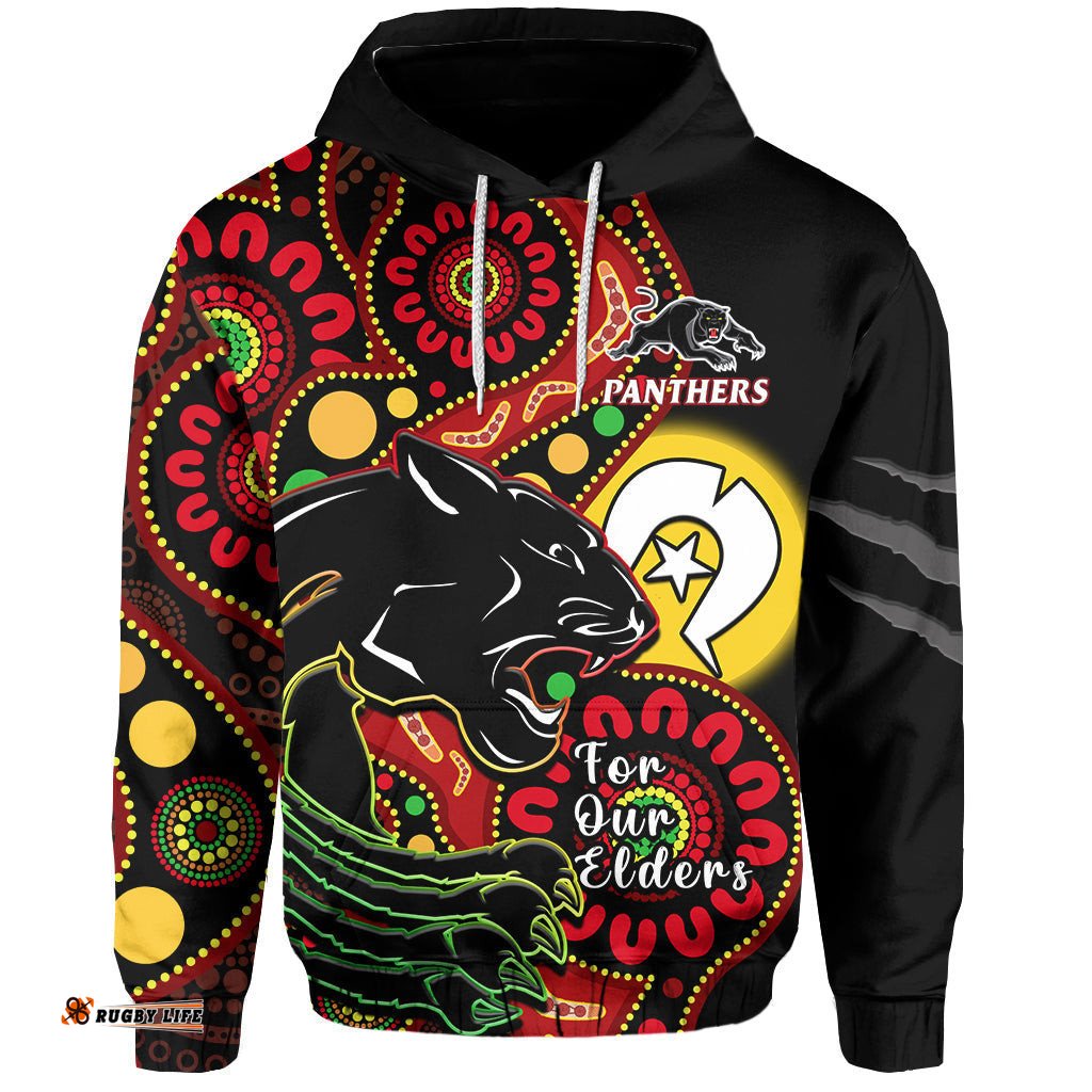 panthers rugby naidoc hoodie for our elders aboriginal