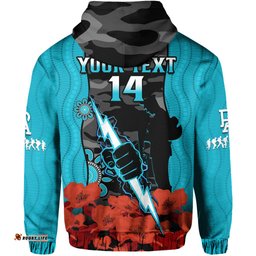 custom text and number port adelaide football anzac hoodie power aboriginal mix poppy camouflage
