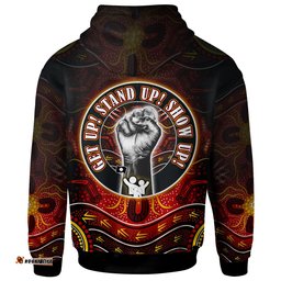 naidoc week hoodie custom naidoc week family aboriginal inspired dot art hoodie