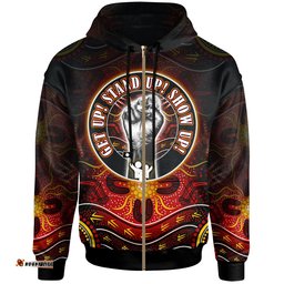 naidoc week hoodie custom naidoc week family aboriginal inspired dot art hoodie