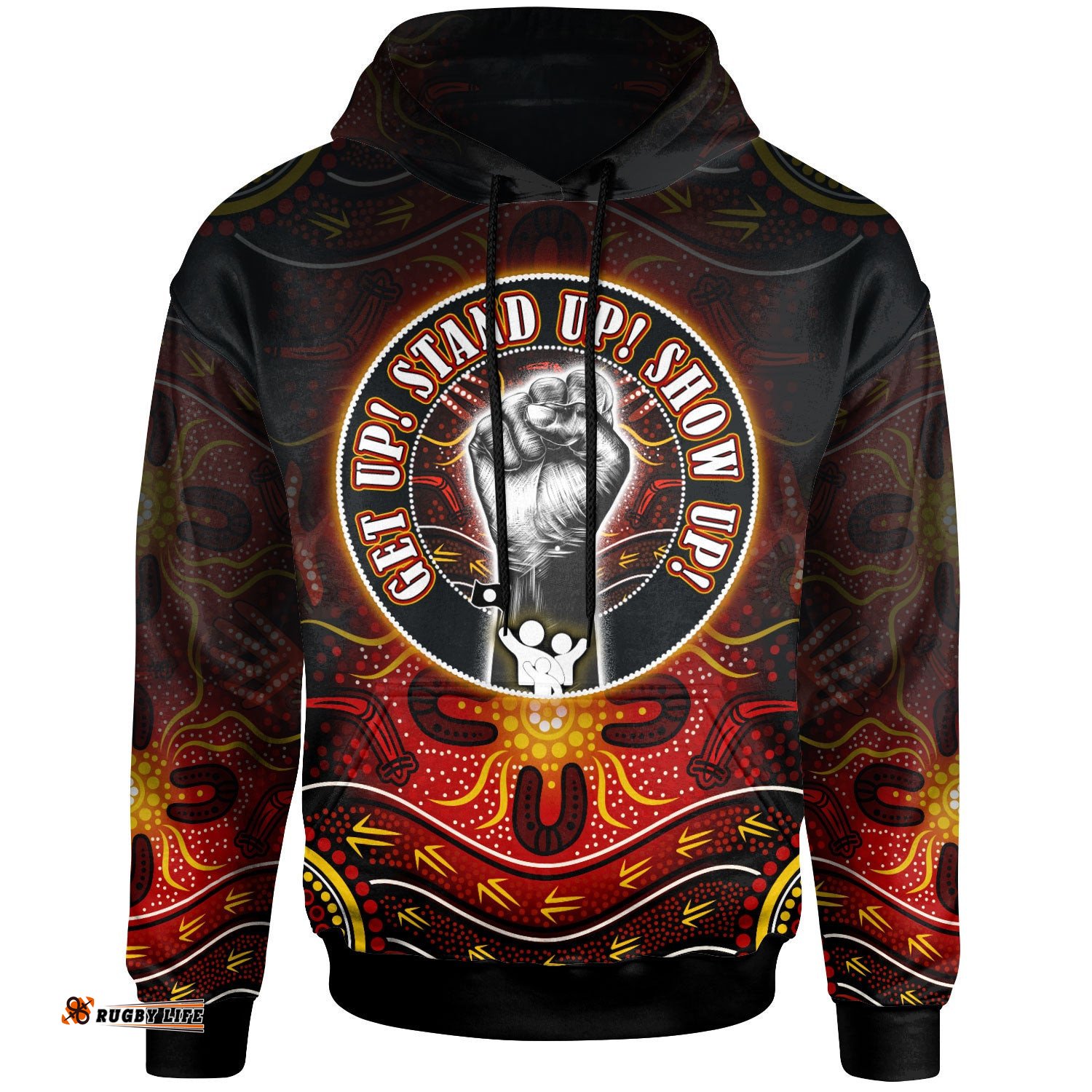 naidoc week hoodie custom naidoc week family aboriginal inspired dot art hoodie