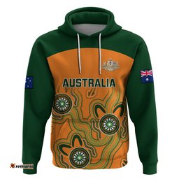 australia rugby hoodie wallabies indigenous art