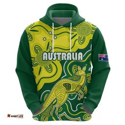 australia cricket hoodie go aussie world cup aboriginal style unique