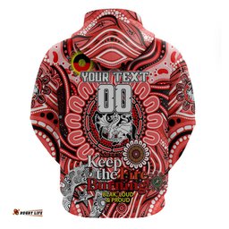 custom naidoc week 2024 dragons hoodie mascot rugby