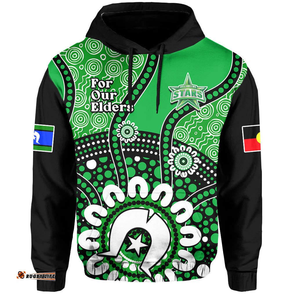 melbourne stars naidoc hoodie indigenous for our elders