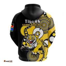 richmond football naidoc hoodie tigers for our elders indigenous art