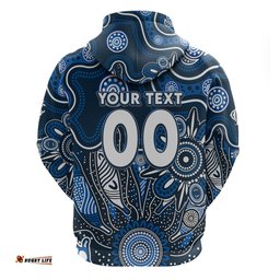 personalised blues naidoc week 2024 hoodie aussie aboriginal art