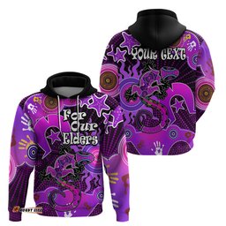 custom personalised aboriginal naidoc week hoodie turtle lizard sun