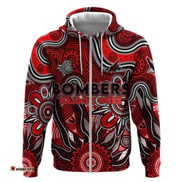 personalised bombers naidoc week 2024 hoodie aussie aboriginal art