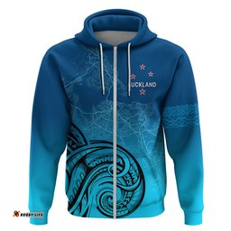 auckland new zealand city map hoodie