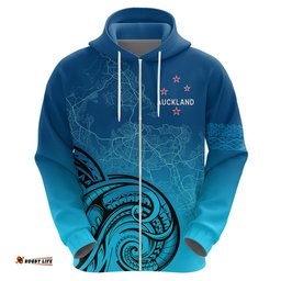 auckland new zealand city map hoodie