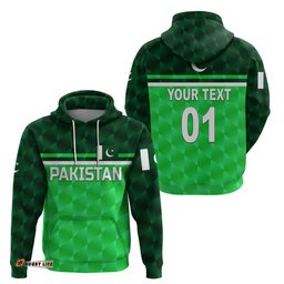custom personalised pakistan cricket hoodie pak shaheens unique green