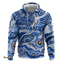 custom naidoc week 2024 kangaroos hoodie aboriginal animals keep the fire burning