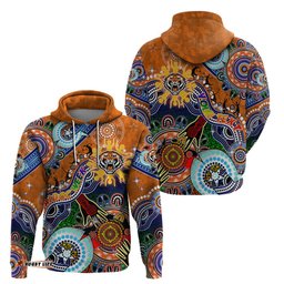 personalised tigers naidoc week 2024 hoodie australia aboriginal dot painting