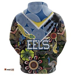 parramatta eels zip hoodie aboriginal ethnic style