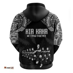 nz rugby hoodie kapa opango maori haka with years of the all black champions