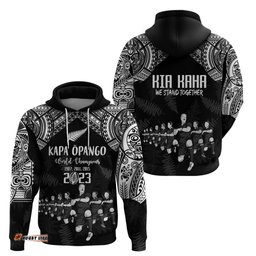nz rugby hoodie kapa opango maori haka with years of the all black champions