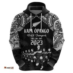 nz rugby hoodie kapa opango maori haka with years of the all black champions