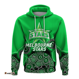 melbourne stars aboriginal art cricket hoodie