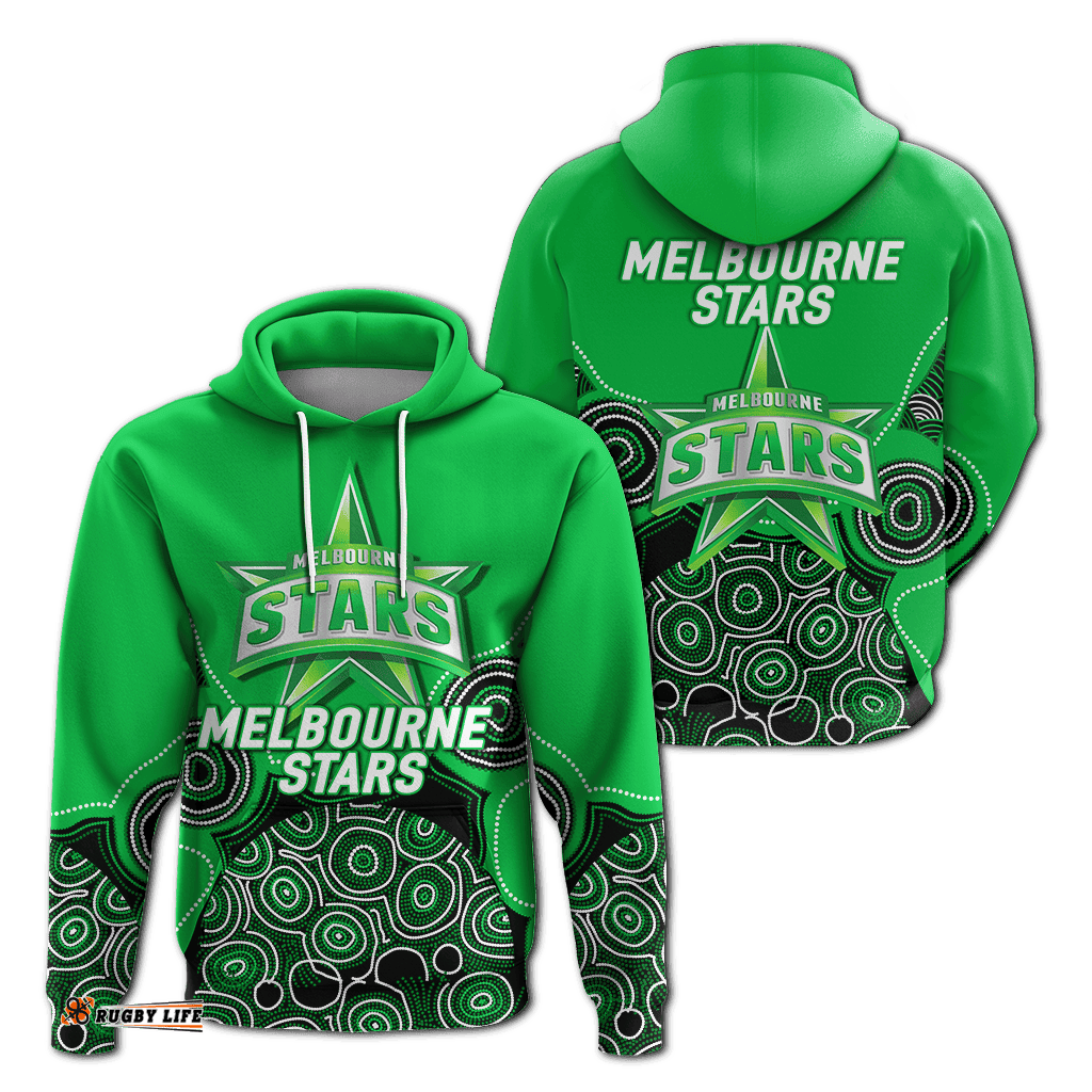 melbourne stars aboriginal art cricket hoodie
