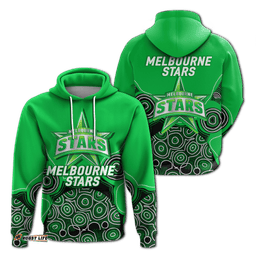 melbourne stars aboriginal art cricket hoodie