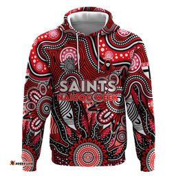 personalised saints naidoc week 2024 hoodie aussie aboriginal art