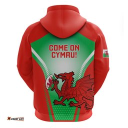 wales rugby hoodie come on cymru champions world cup
