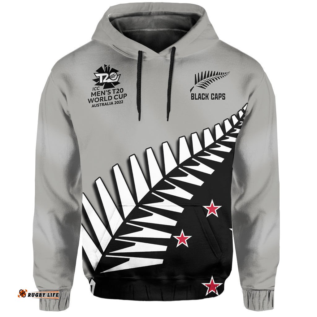 new zealand cricket hoodie go black cap champions gray vibe