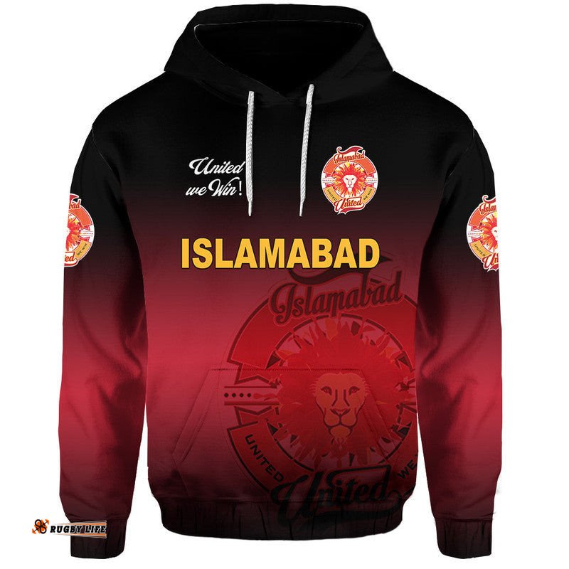 custom personalised islamabad united hbl psl t20 cricket zip up and pullover hoodie simple style no3
