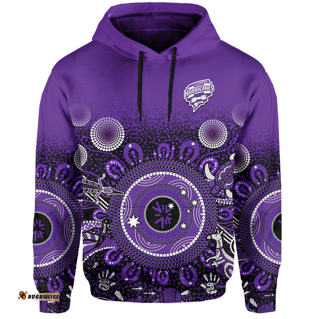 hobart hurricanes hoodie cricket aboriginal