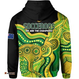 australia soccer hoodie world cup football socceroos we are champions