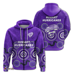 hobart hurricanes aboriginal cricket hoodie