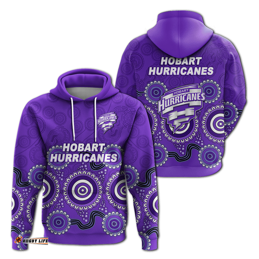 hobart hurricanes aboriginal cricket hoodie