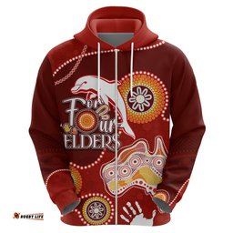 personalised naidoc week nrl dolphins for our elders hoodie