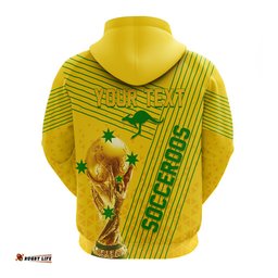 personalised australia soccer wc hoodie socceroos sporty style