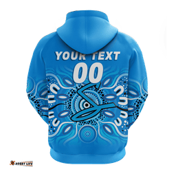 custom personalised adelaide strikers aboriginal cricket hoodie