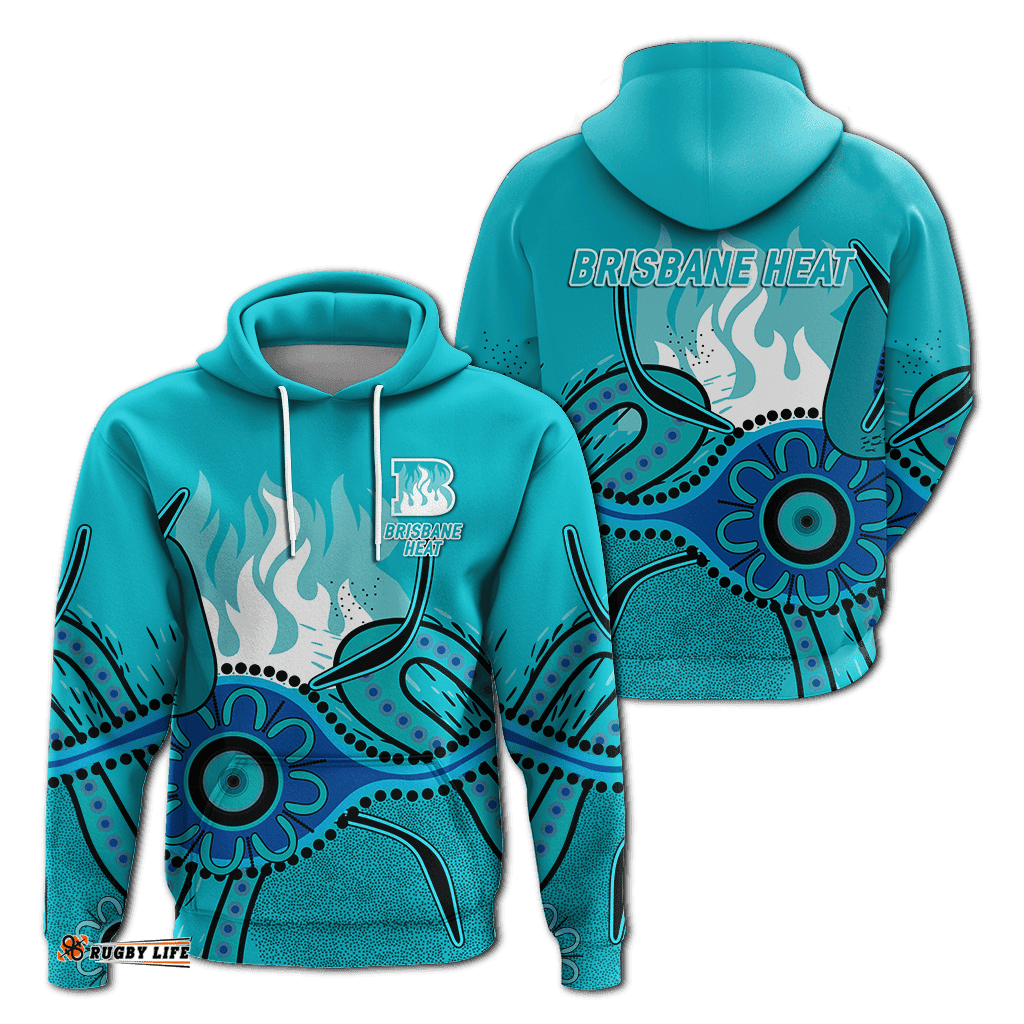 brisbane heat aboriginal cricket hoodie