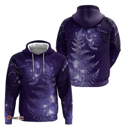 new zealand matariki hoodie purple milky way stars night sky