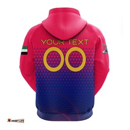 custom personalised united arab emirates cricket t20 world cup mens hoodie